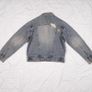 Superfly Patched Distressed Blue Denim Trucker Jacket Size L Image 2