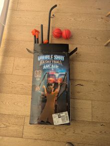 Double Shot Basketball Electronic Arcade Game with Timer