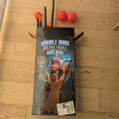 Double Shot Basketball Electronic Arcade Game with Timer