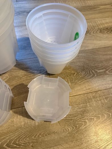 Clear Self-Watering Plant Pots