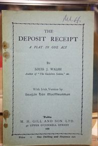 The Deposit Receipt