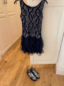 Navy Kate Mack Dress