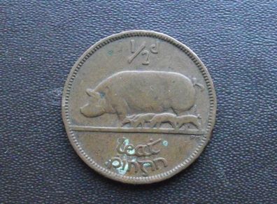 Irish Free State 1928 Half Penny