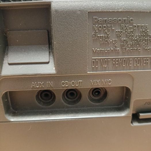 Panasonic RX-DT75 Duel Deck Stereo CD Cobra