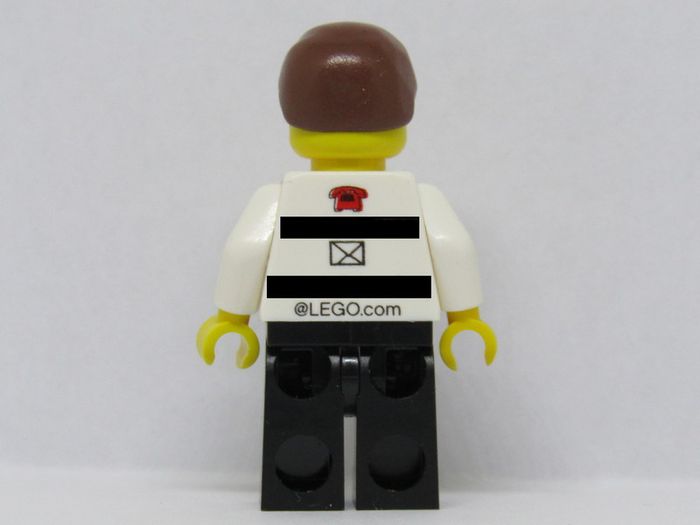 Lego Employee Jesper Aaby Poulsen Business Card Minifigure Very Rare Hard To Find