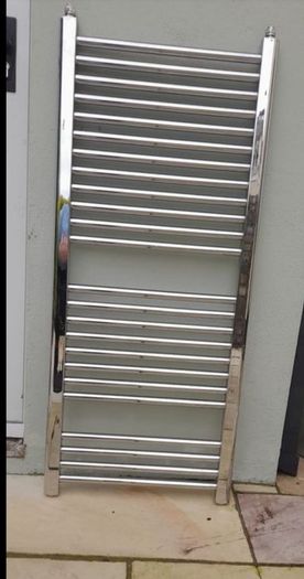 large chrome radiator