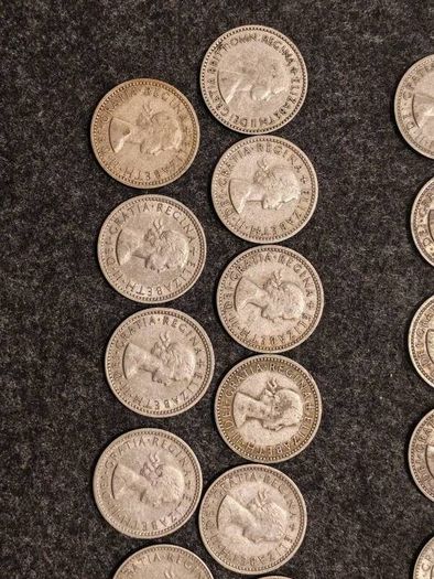 2x Full Date Sets British Sixpence 1953 to 1967  32 coins Elizabeth II