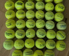 40 tennis balls