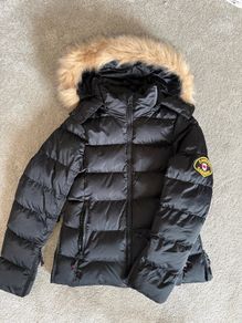 Zavetti Canada Womens Black Puffer Jacket Size XS