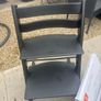 Black Stokke chair and extras Image 3