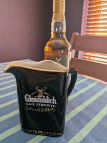 Glenfiddich whisky pub jug.