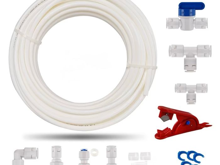Brand New Water Inlet Hose Connection Set with T-Piece NSF Certified