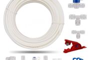 Brand New Water Inlet Hose Connection Set with T-Piece NSF Certified