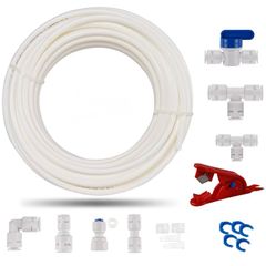 Brand New Water Inlet Hose Connection Set with T-Piece NSF Certified