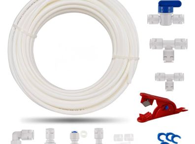 Brand New Water Inlet Hose Connection Set with T-Piece NSF Certified