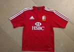 FREE POST Vintage Lions (S) Rugby Jersey adidas Shirt British & Irish Britain and Ireland South Africa Tour 2009 HSBC Small Red