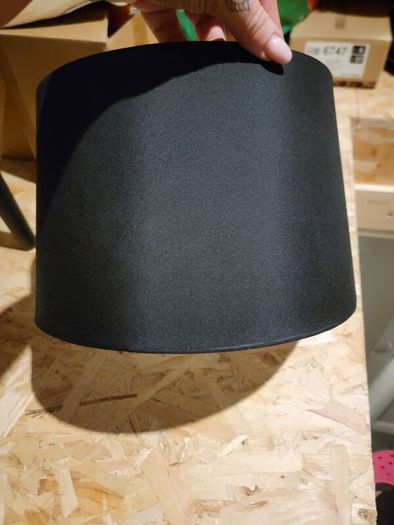 Black shade (light shade/lamp)
