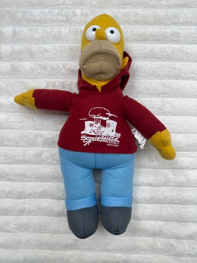 The Simpsons Homer Visit Springfield Plush Matt Groening 2006 approx. 33 cm. Used Please see photos