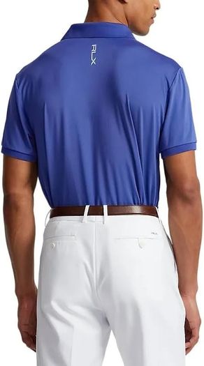 RLX Ralph Lauren Solid Airflow Performance Golf Polo Royal Navy size S RRP 125 pounds new
