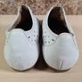 womens Gabor Hovercraft perforated soft white leather slip on shoes Size 5.5 flats pumps Image 7