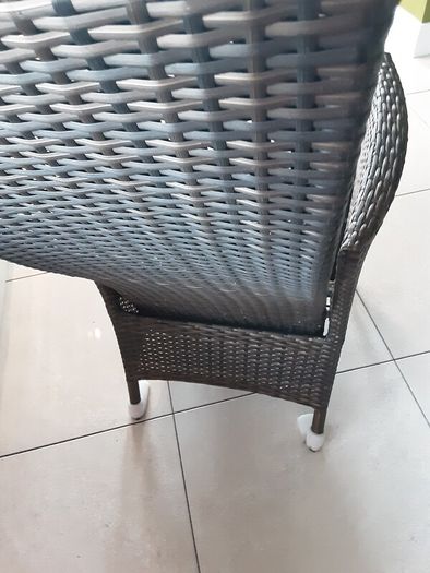 Rathwood reclining garden chairwith cushion, large footstool with cushion