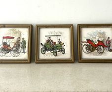 Vintage Framed Tiles by H&R Johnson Ltd 1970s