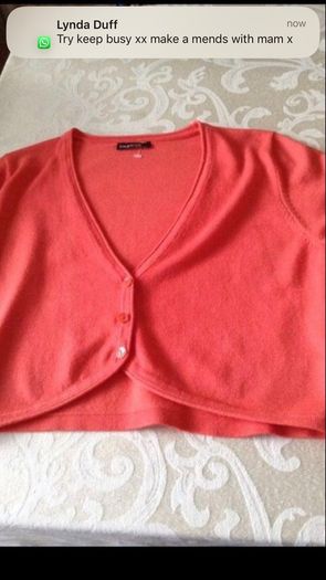 Ladies bianca cardigan size 10