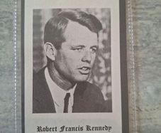 robert  Francis Kennedy Memorial Card