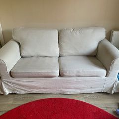 IKEA 2-Seater Sofa - Cream/Off-White - Good Condition