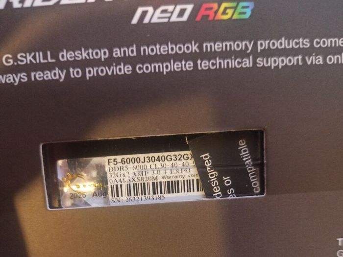 G Skill Trident Z5 Neo Rgb 64gb Ddr5 Ram Kit - Brand New