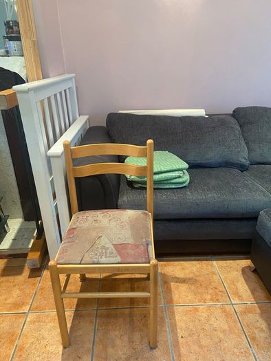 Chair and household items