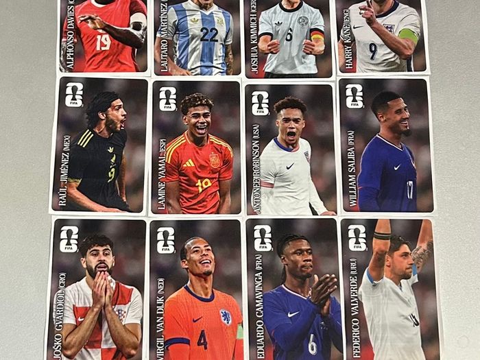 FIFA World Cup 2026 Coca-Cola Stickers - Full Complete Set (12/12)