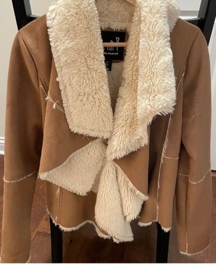 Beautiful tan fur lined jacket
