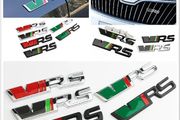 Alloy Car Sticker Front Grille Rear Trunk Emblem for Skoda VRS Logo Kodiaq Karoq 2 A7 Tour RS Superb Octavia Yeti Fabia 1 Rapid Accessories