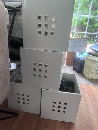 Ikea Kallax boxes