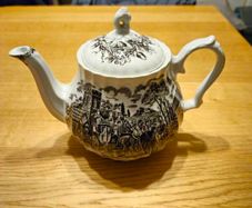Myott "Royal Mail" Brown Ironstone Vintage Teapot Staffordshire Made In England Teapot. RARE FIND!
