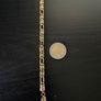 18k / ct gold bracelet / bangle 2 tone yellow gold Image 2