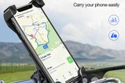 Bike Bicycle Phone Holder For iPhone Samsung Motorbike Scooter Motorcycle Mobile Cellphone Holder Bike Handlebar Clip Stand GPS Mount Bracket Handlebar