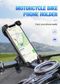 Bike Bicycle Phone Holder For iPhone Samsung Motorbike Scooter Motorcycle Mobile Cellphone Holder Bike Handlebar Clip Stand GPS Mount Bracket Handlebar