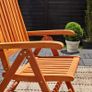 2 X GARDEN CHAIR Wooden Folding Chair FSC Certified Image 3