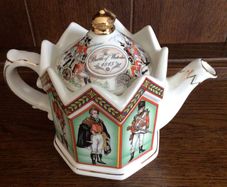 Sadler Kings and Queens series Battle of Waterloo teapot