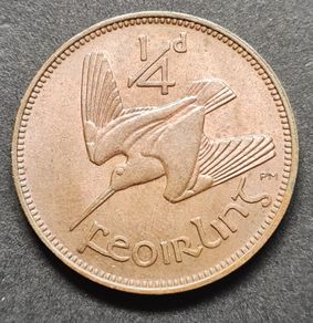 Ireland Excellent 1943 Farthing Coin