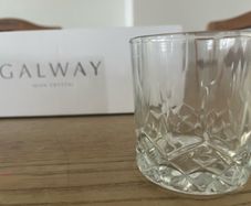 Crystal glasses and decanter