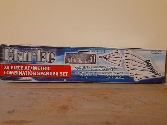 Combination spanner set