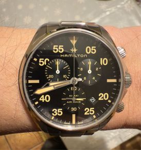 Hamilton Khaki Aviation Pilot Chrono Quartz