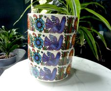 Villeroy and Boch Acapulco Vitro-Porcelain Bowls Set of 4. Vintage Luxembourg