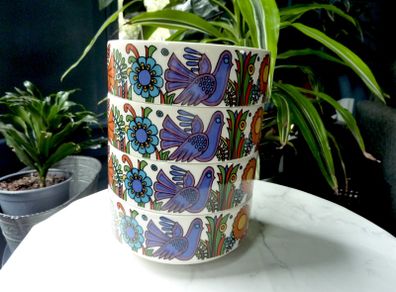 Villeroy and Boch Acapulco Vitro-Porcelain Bowls Set of 4. Vintage Luxembourg