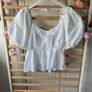 top Bnwt miss selfridge size 12 white broderire  anglaise Image 3