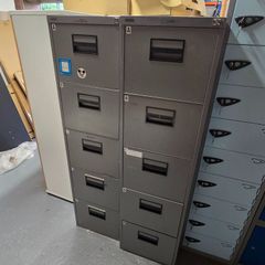 5 drawer filing cabinets x 1 second hand