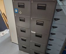 5 drawer filing cabinets x 2 second hand